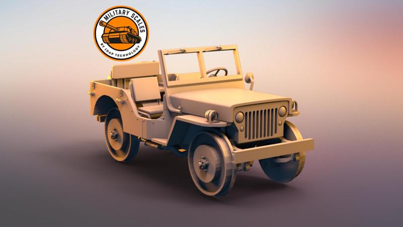 Jeep Willys rail tractor