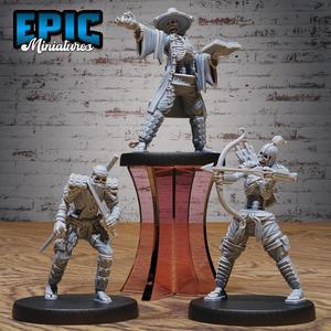 Eastern Skeleton Army Set B / Undead Soldier / Evil Skelet Warrior / Zombie Fighter / Walking Dead / Graveyard Encounter