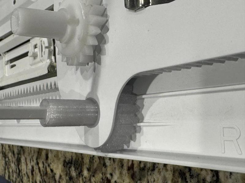 KitchenAid (Whirlpool) W10772358 Freezer Drawer Slide Rail Gear   