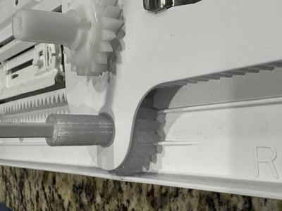 KitchenAid (Whirlpool) W10772358 Freezer Drawer Slide Rail Gear   