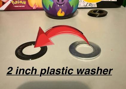 Plastic two inch washer   