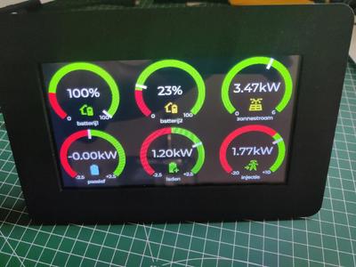 Display enclosure for 7 inch ESP32-8048S070C touchscreen display   