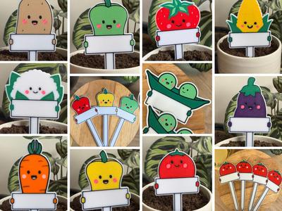 Cute Plant Marker Labels