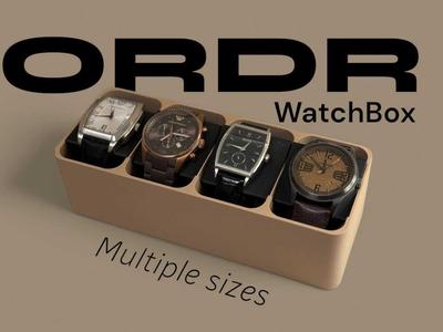 ORDR WatchBox-Storage for Your Favorite Timepieces