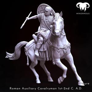 Figure & Horse – Roman Auxiliary Cavalryman 1st-2nd C. A.D. Riding with Rome!