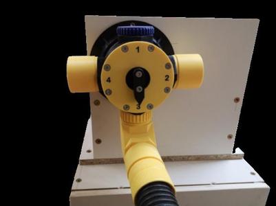 Blastgate Rotate 4x with osVAC Adapter