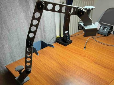 Articulated cell phone holder and GoPro