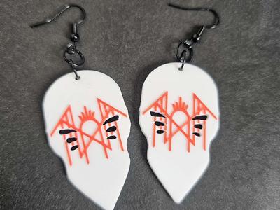 Vessel Long Mask Earings 