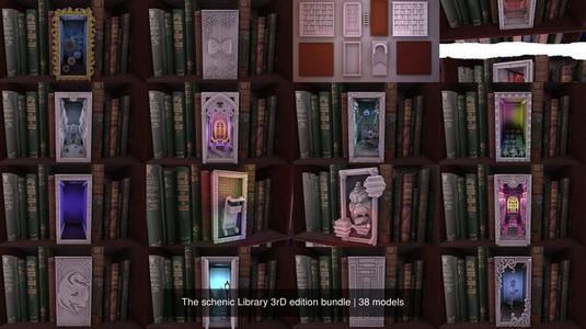 The Scenic Library 3D Bundle 3rd Edition 3D Model Collection