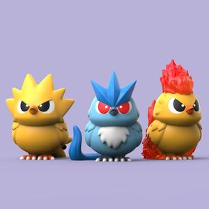 Chibi Legendary Bird (Easy Print No Supports)