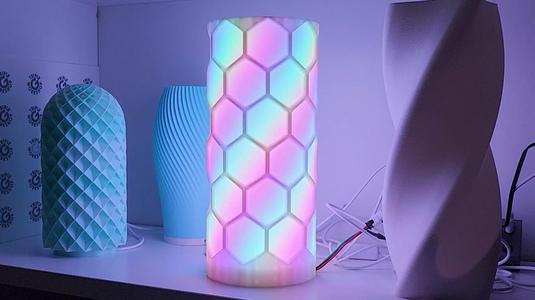 ⬡ Hex Lamp for LED Strip Lights