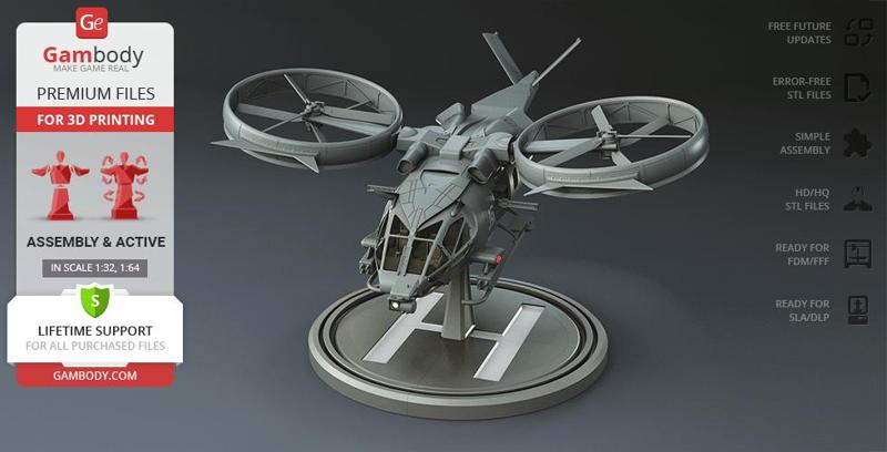 Aerospatiale SA-2 Samson 3D Printing Model | Assembly + Active