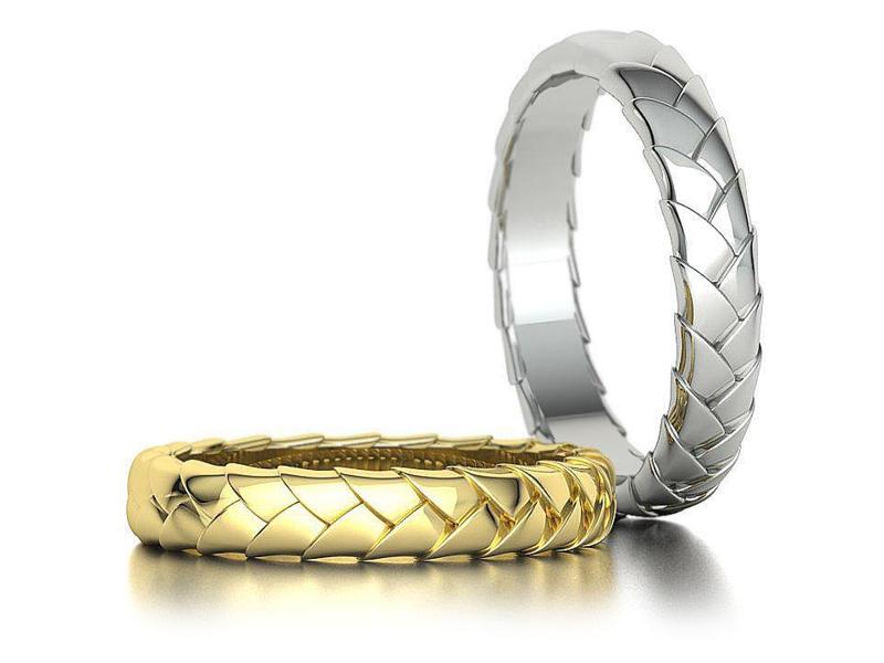 4mm Wide Band Wedding Band 3dprint model