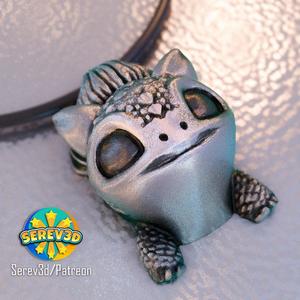 Bulbasaur – Pokemon Ring / Pendant / Keychain – 3D print STL and multicolor 3MF file