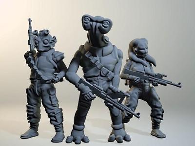 Sculptris Dummies: Star Wars Alien Rebels
