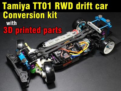 Tamiya TT01 RWD drift car conversion kit