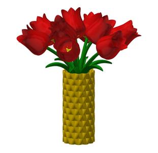 Decorative flower plant vase