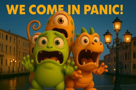 WE COME IN PANIC!