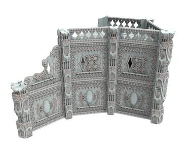 Modular ruined building Dark Elves