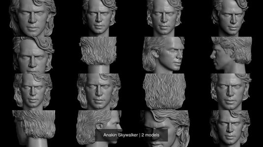 Anakin Skywalker 3D Model Collection