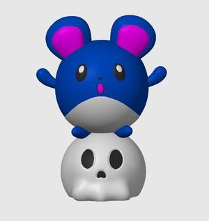 Halloween Marill (no support, 3mf included)