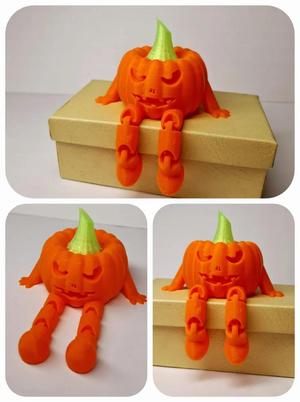 Articulated Pumpkin (Print in Place)