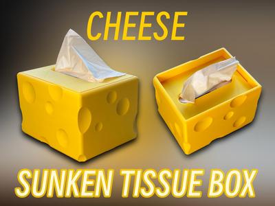 Cheese-Shaped Tissue Box [Recessed]