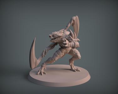 Lizardmen – Dragonborn scyther