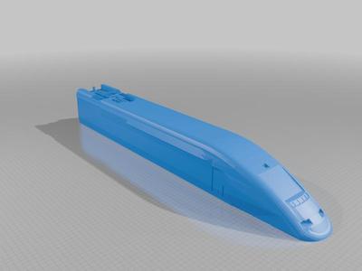 Maquette TGV POS/Thalys PBKA en kit à monter et à exposer toutes échelles