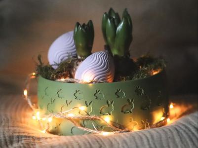 Easter bowl with bunny motif