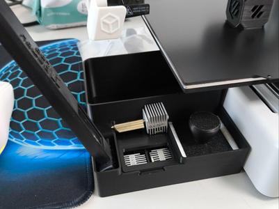 A1 mini Multifunctional Waste Bin_poop_trash can_hotend_hot end_clean_build plate cleaner