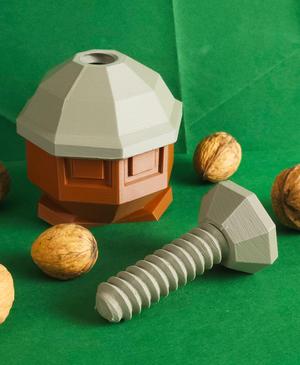 Seedot Nutcracker Low Poly