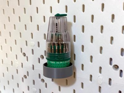 Screwdriver Set Pegboard Shelf φ58*20