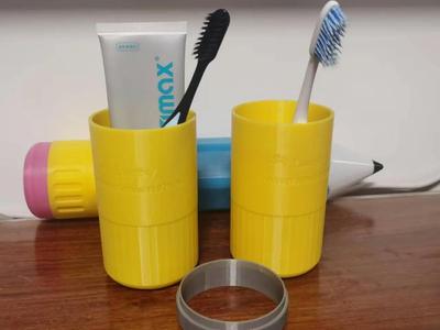 Lucky Companions Double Travel Mouthwash Cup