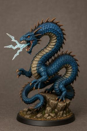 Lightning Dragon Miniature