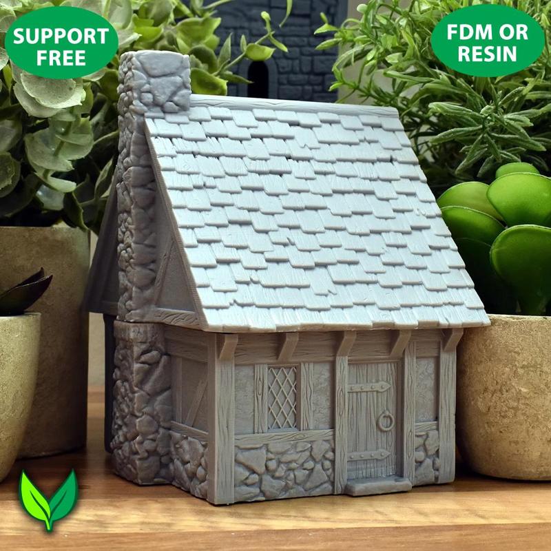 Medieval House / Fantasy Home “Dickens Den” – 28mm Scale