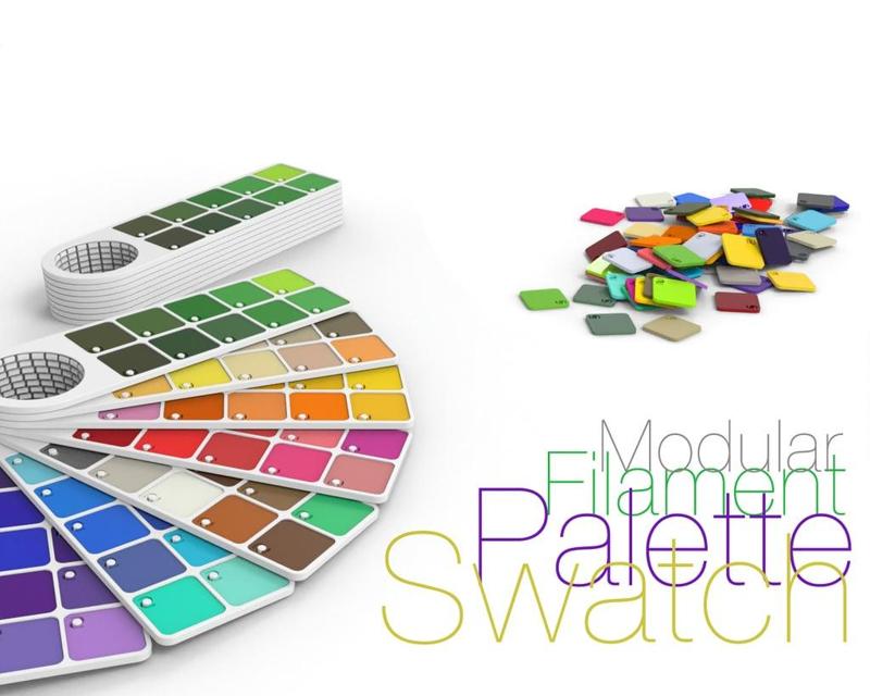 Modular Filament Swatch Palette.