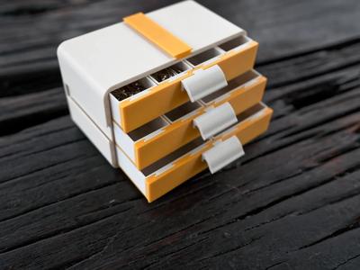 Modular Stackable Parts Storage Box V2.0 (Frequent Access Version)