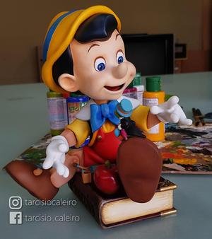Pinocchio 3D print model – splited parts