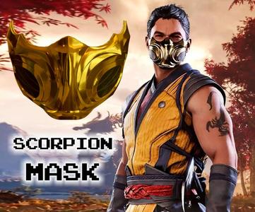 SCORPION MASK MORTAL KOMBAT 1