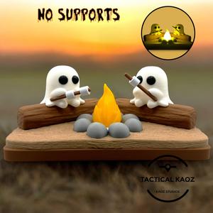 Ghostly Campfire – No supports or AMS – Tea Light