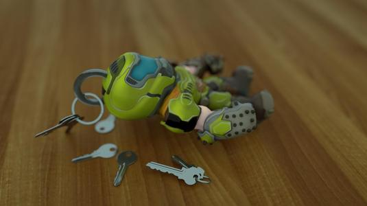 Doom Slayer Keychain