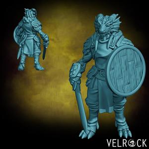 Dragonfolk Soldier/City Guard 4 (Male) (PRESUPPORTED)