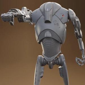Super Battle Droid 3D Printing Model | Assembly + Active