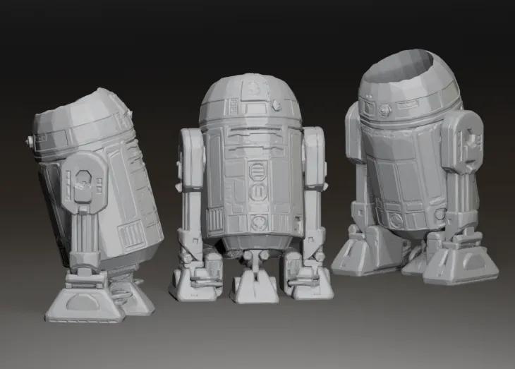 Star Wars Full Size R2D2 Planter Vase