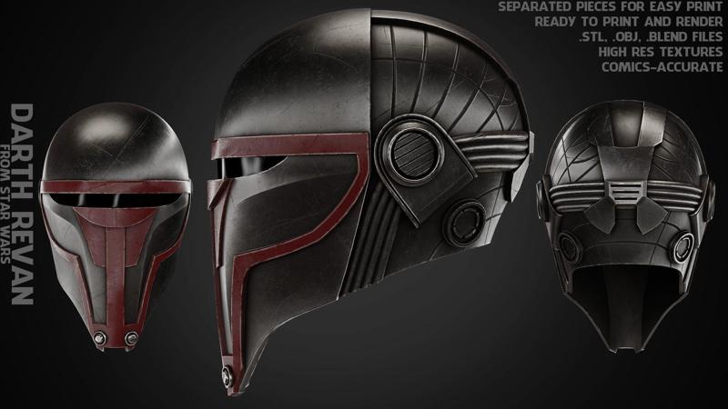 Star Wars Darth Revan Helmet for Cosplay