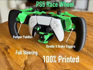 PS5 Controller Racing Wheel 100% 3D printed – TEST FIT