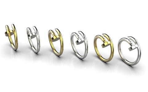 Cartier Nail rings