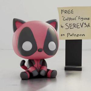 CatPool – Deadpool Cat – SEREV3d