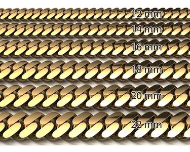 6 BIG SIZE MIAMI CUBAN LINK CHAIN FOR BRACELET OR NECKLACE 3D Model Collection